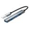 ESSAGER ESSAGER USB-A Hub 4x USB-A 2.0 Portar Aluminium Grå