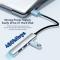 ESSAGER ESSAGER USB-A Hub 4x USB-A 2.0 Portar Aluminium Grå