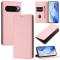  Google Pixel 10/10 Pro / 9/9 Pro Fodral RFID Litchi Läder Rosa