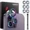 NORTHJO NORTHJO iPhone 14 Pro/Pro Max/15 Pro/Pro Max Linsskydd 2-PACK Fade