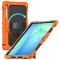  Galaxy Tab S10 FE Plus Skal 360 Shockproof Hybrid Kickstand Orange