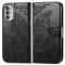  Motorola Moto G52/G82 Fodral Fjäril Tryck Svart