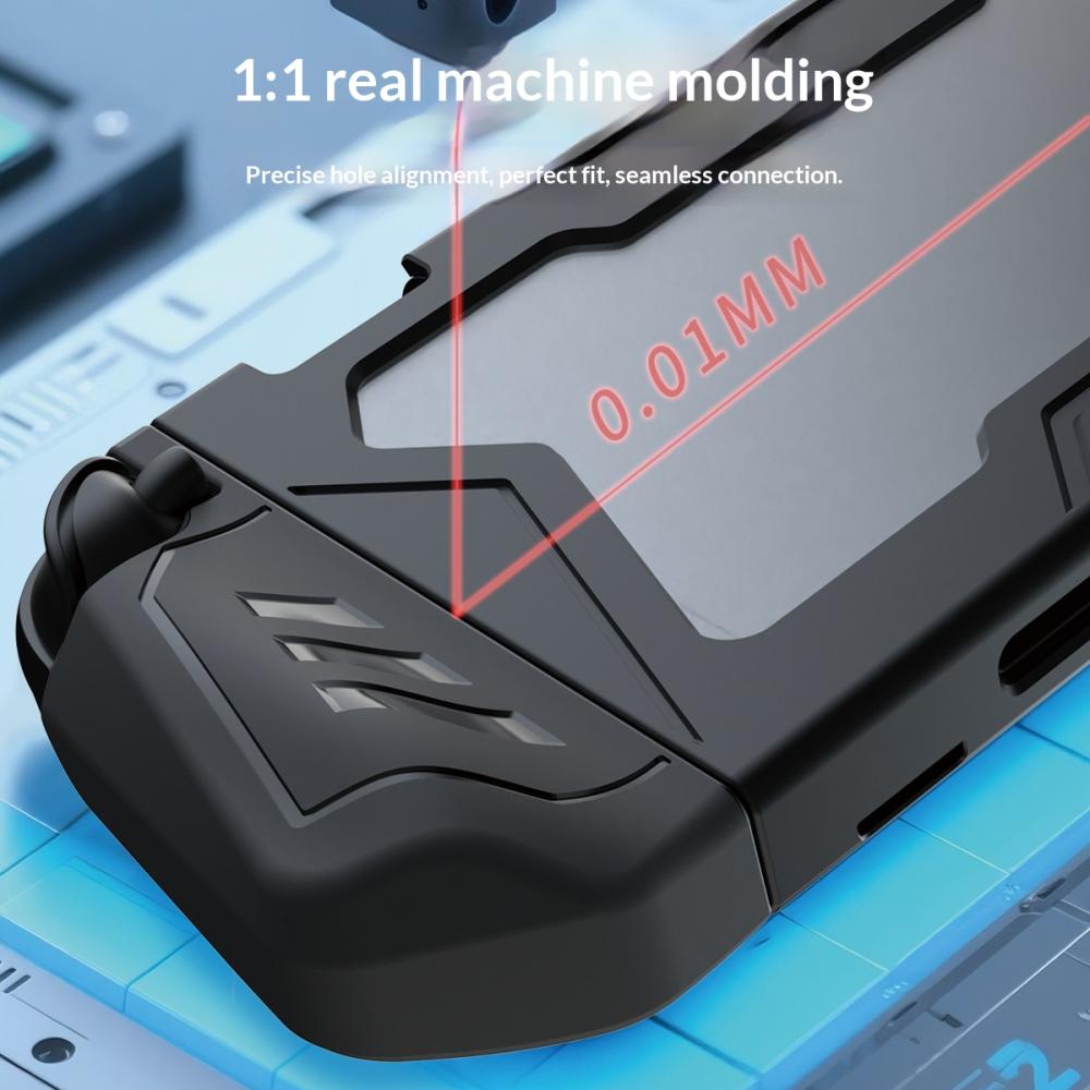  Nintendo Switch 2 Skal Med Skärmskydd Härdat Glas Svart