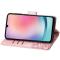  Samsung Galaxy A25 5G Fodral Läder Big Butterfly Roséguld