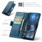 CASEME CASEME Xiaomi Redmi Note 14 5G Fodral RFID Läder Blå