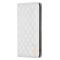 BINFEN BINFEN iPhone 15 Pro Fodral Diamond Flip Läder Vit