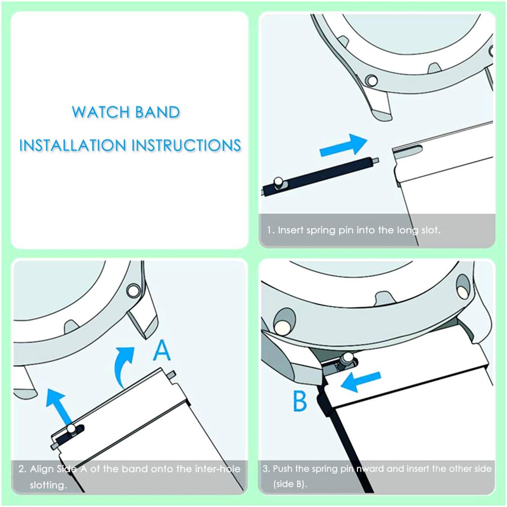  Silikon Armband Fitbit Versa/Versa 2 - Svart