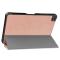  Samsung Galaxy Tab A7 10.4 Fodral Shockproof Tri-Fold Roséguld