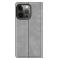  iPhone 13 Pro - Skin Touch Flip Fodral - Grå