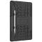  Samsung Galaxy Tab S6 Lite Skal Rugged Kickstand Armor Svart