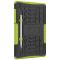  Samsung Galaxy Tab S6 Lite Skal Rugged Kickstand Armor Grön