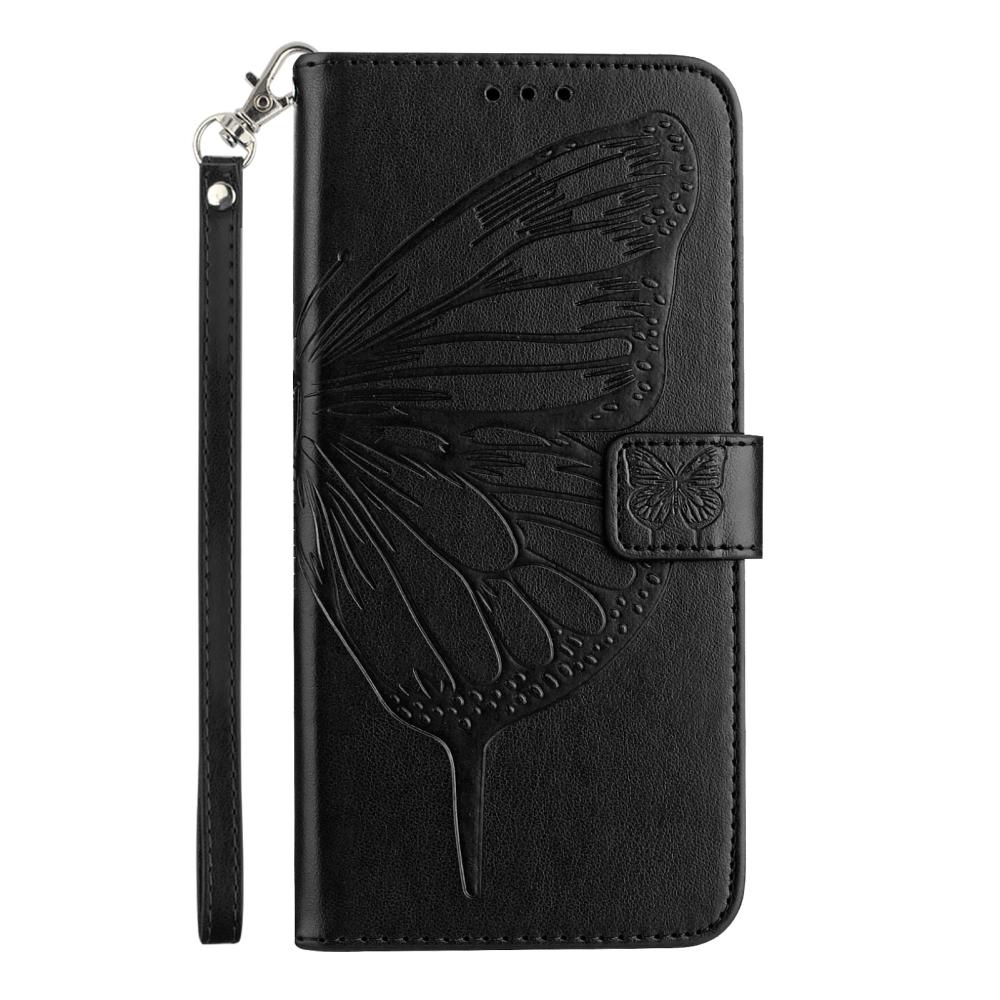  Samsung Galaxy A27 5G Fodral Fjäril Svart