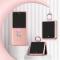  Samsung Galaxy Z Flip 8 Skal med Ringhållare Gummerad PC Rosa
