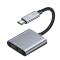 MCDODO Mcdodo PD 60W USB-C Splitter Ljudadapter, DAC Grå