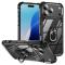  iPhone 17 Pro Skal Shockproof Ring Hybrid Svart
