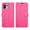 Xiaomi Mi 11 Lite - Litchi Läder Fodral - Rosa