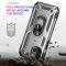  iPhone 13 Mini - Shockproof Hybrid Ring Skal - Silver