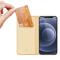 DUX DUCIS iPhone 13 Mini - DUX DUCIS Skin Pro Läder Fodral - Guld