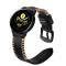  Äkta Läder Armband Vävd För Smartwatch - Svart (20 mm)