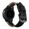  Äkta Läder Armband Vävd För Smartwatch - Svart (20 mm)