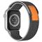 ColorPop Apple Watch 38/40/41/42 mm Armband Nylon Trail Loop Svart/Grå