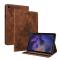  Samsung Galaxy Tab A11 / A9 Fodral Butterfly Flower Brun