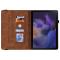  Samsung Galaxy Tab A11 / A9 Fodral Butterfly Flower Brun