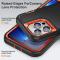  iPhone 14 Pro Max Skal 3in1 Shockproof Xtreme Svart/Orange