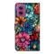  Motorola Moto G55 5G Fodral Läder Blommor