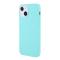  iPhone 13 Mini - Matt TPU Skal - Cyan