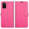  Samsung Galaxy A03s Fodral Litchi Läder Rosa
