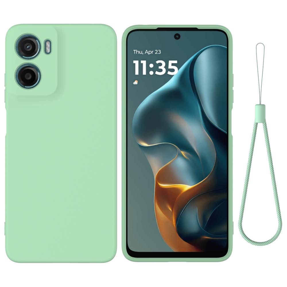  Motorola Moto G06 Power Skal Liquid Silikon Grön