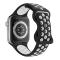 ColorPop Sportarmband Dual-Color Apple Watch 42/41/40/38 mm (M/L) Svart/Vit