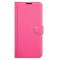  Samsung Galaxy A03s Fodral Litchi Läder Rosa