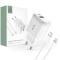 Tech-Protect Tech-Protect 20W Väggladdare PD Inkl. USB-C - Lightning Kabel Vit