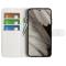  Google Pixel 8 Pro Fodral Litchi Textur Vit