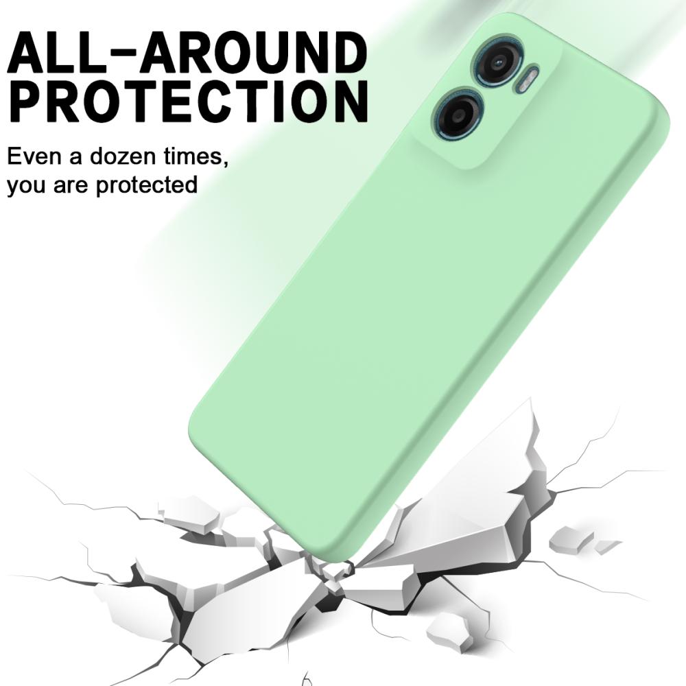  Motorola Moto G06 Power Skal Liquid Silikon Grön