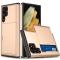  Samsung Galaxy S24 Ultra Skal Med Kortfack Guld