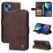  iPhone 14 Fodral Skin Touch Brun