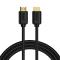 BASEUS Baseus 2m 4K 60Hz HD HDMI - HDMI Kabel Svart