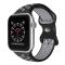ColorPop Sportarmband Dual-Color Apple Watch 42/41/40/38 mm (M/L) Svart/Grå