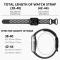 ColorPop Sportarmband Dual-Color Apple Watch 42/41/40/38 mm (M/L) Svart/Grå
