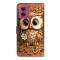  Motorola Moto G55 5G Fodral Läder Uggla