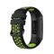  Fitbit Charge 4/3 Silikon Träningsarmband Svart/Fluorescent Grön