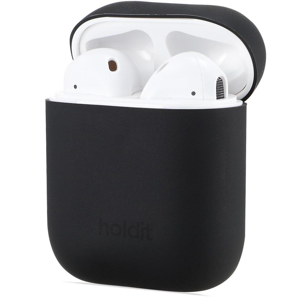 holdit holdit Silikonfodral AirPods Nygård - Svart