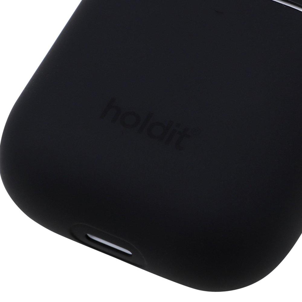 holdit holdit Silikonfodral AirPods Nygård - Svart
