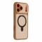  iPhone 18 Pro / 17 Pro Skal MagSafe Stativ 2-färg Hybrid Brun