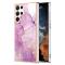  Samsung Galaxy S23 Ultra Skal Marmor TPU Lila