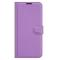  Samsung Galaxy A03s Fodral Litchi Läder Lila