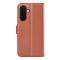  Samsung Galaxy A37 5G Fodral Litchi Läder Brun